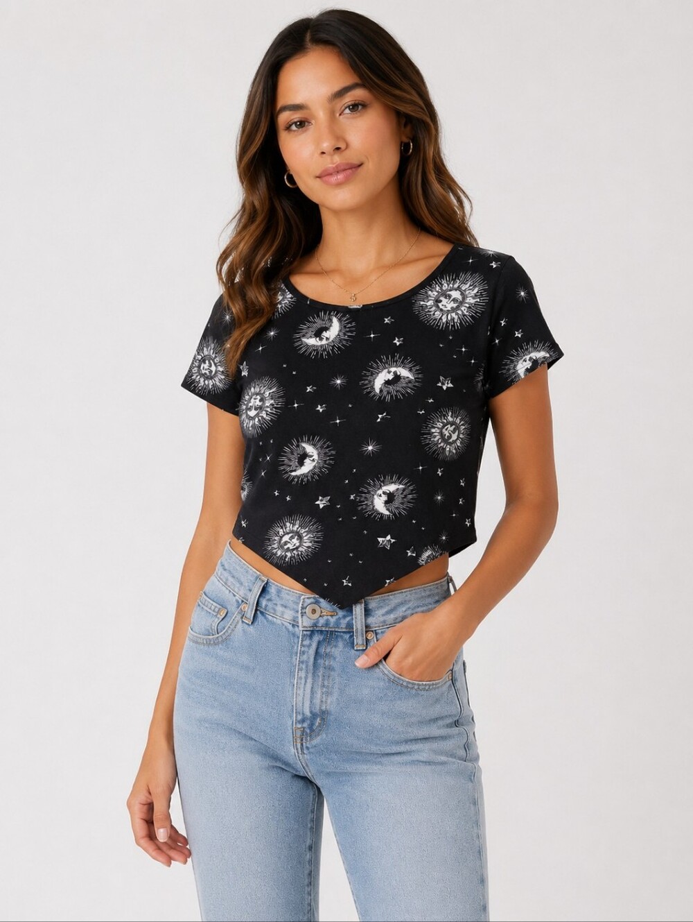 96. Celestial Top Size Large NWOT